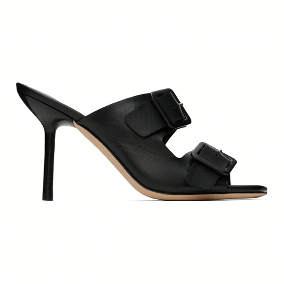 STAUD Black Remi Heeled Sandals - Picture 9 of 10